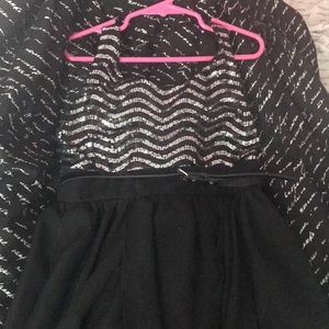 Sparkly Black dress from J.C. Penny